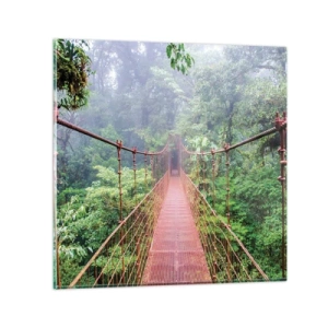 Cuadro sobre vidrio - Impresiones sobre Vidrio - Suspendido sobre las copas - 70x70 cm