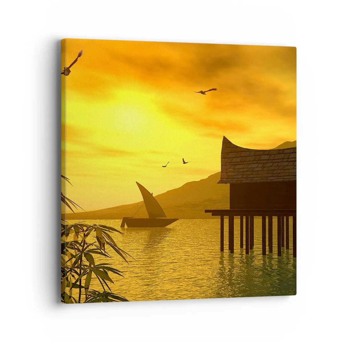 Cuadro sobre lienzo - Impresión de Imagen - La ansiada paz - 40x40 cm