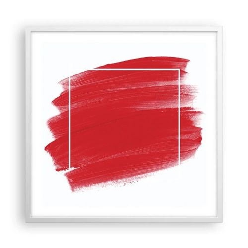 Póster en marco blanco - Fuera del marco - 60x60 cm