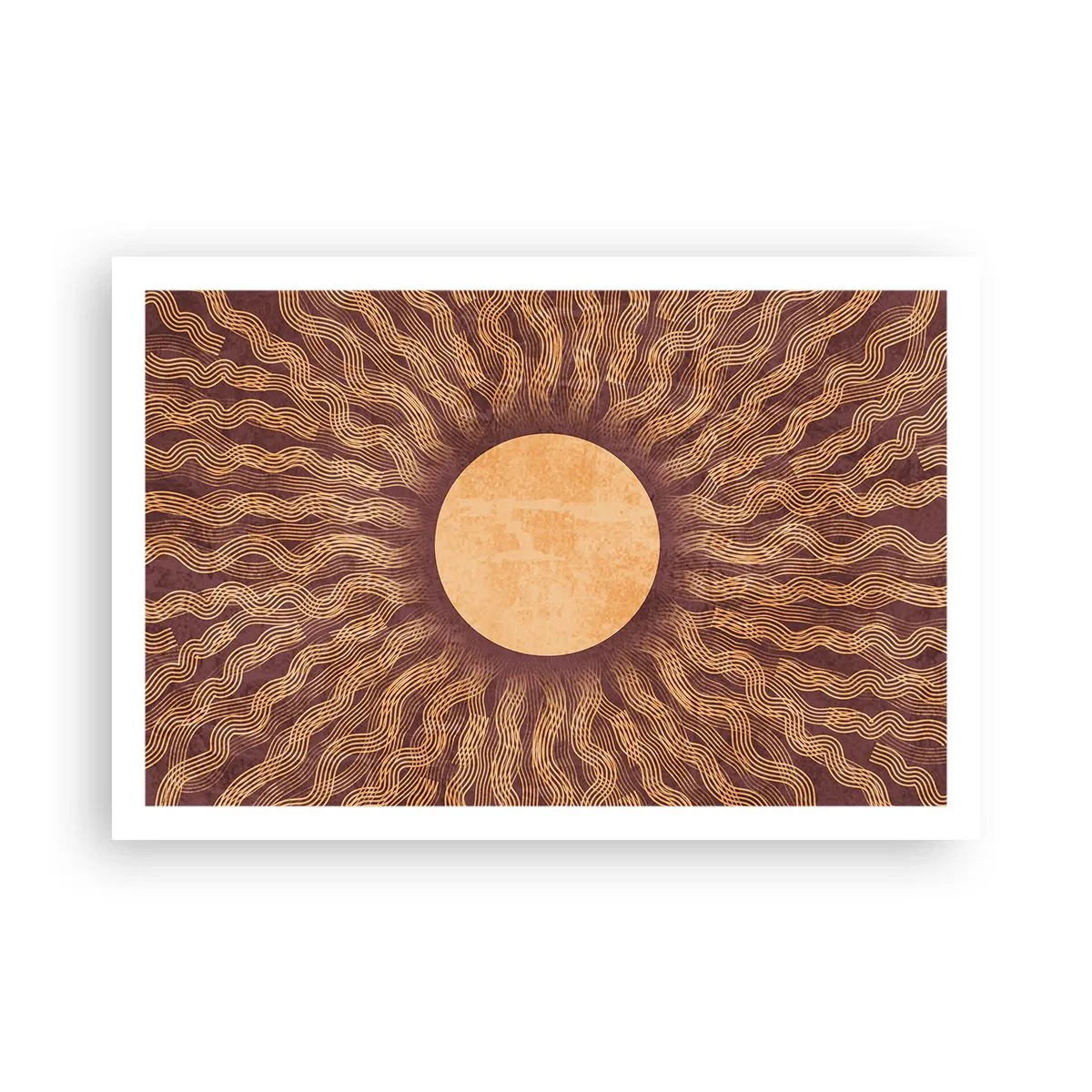 Póster - Icono del sol - 91x61 cm