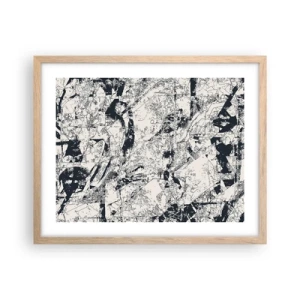 Póster en marco roble claro - La interpenetración de los opuestos - 50x40 cm