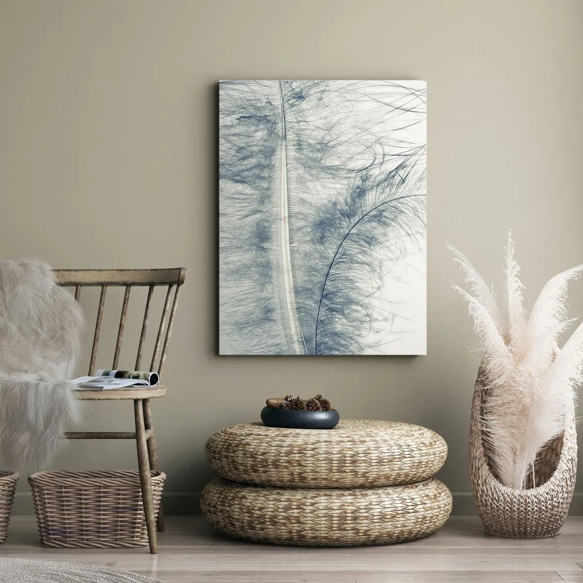 Cuadro sobre lienzo - Impresión de Imagen - Susurro de la naturaleza - 45x80 cm