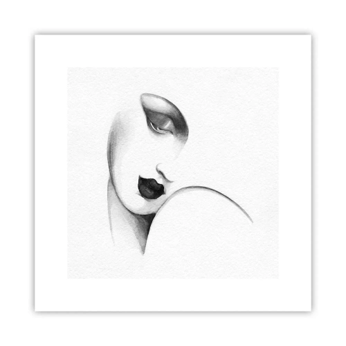 Póster - Pensativa - 30x30 cm
