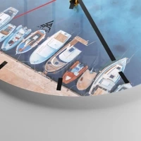 Esfera sin numeración, con rayas