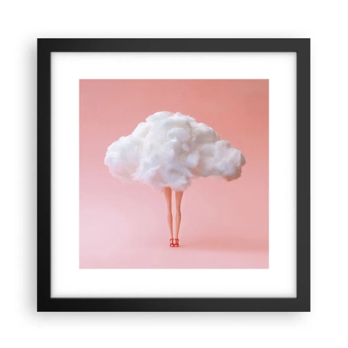 Póster en marco negro - Dulce promesa - 30x30 cm