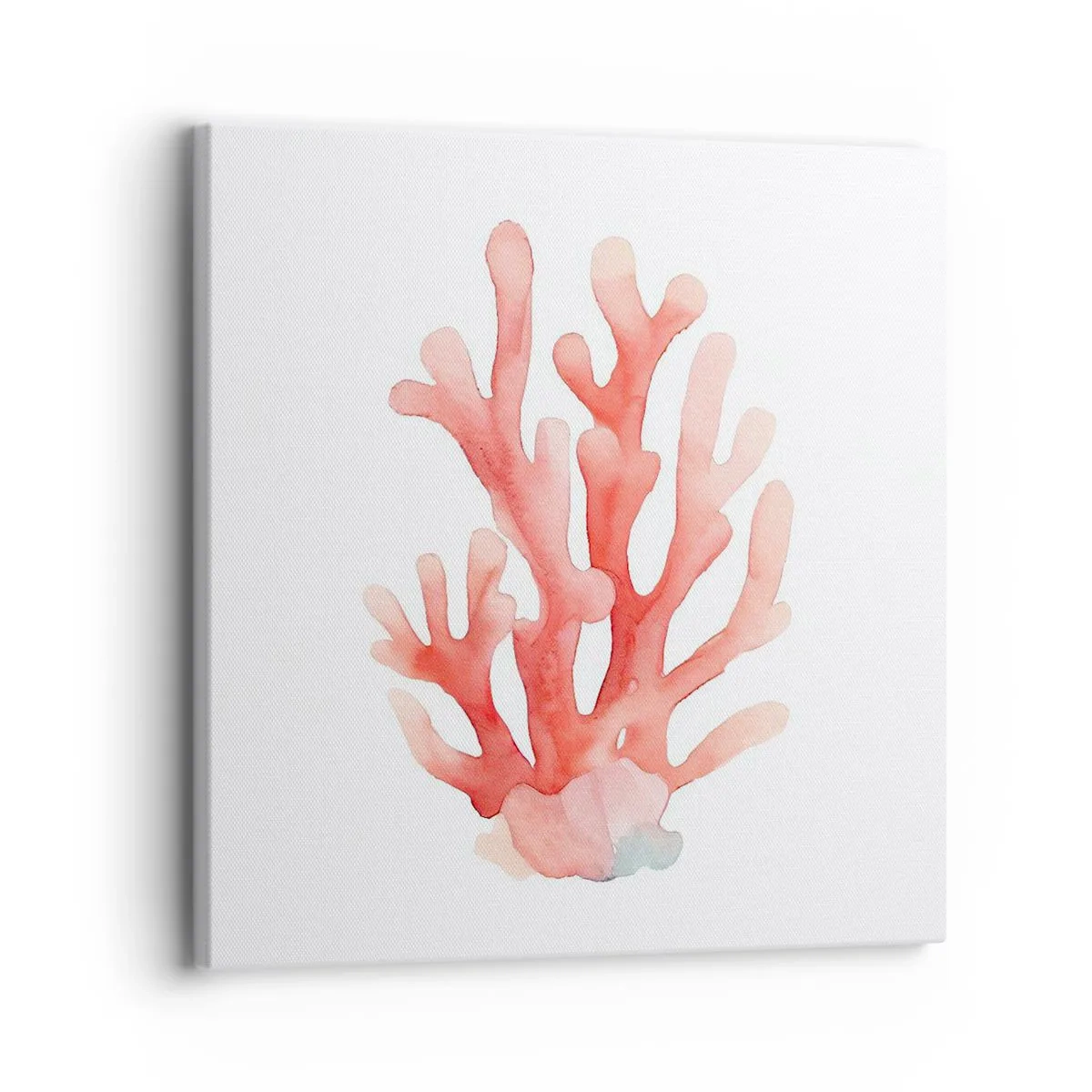 Cuadro sobre lienzo - Impresión de Imagen - La hermosura del color coral - 30x30 cm