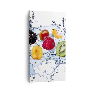 Cuadro sobre lienzo - Impresión de Imagen - Juega con nosotros - 45x80 cm