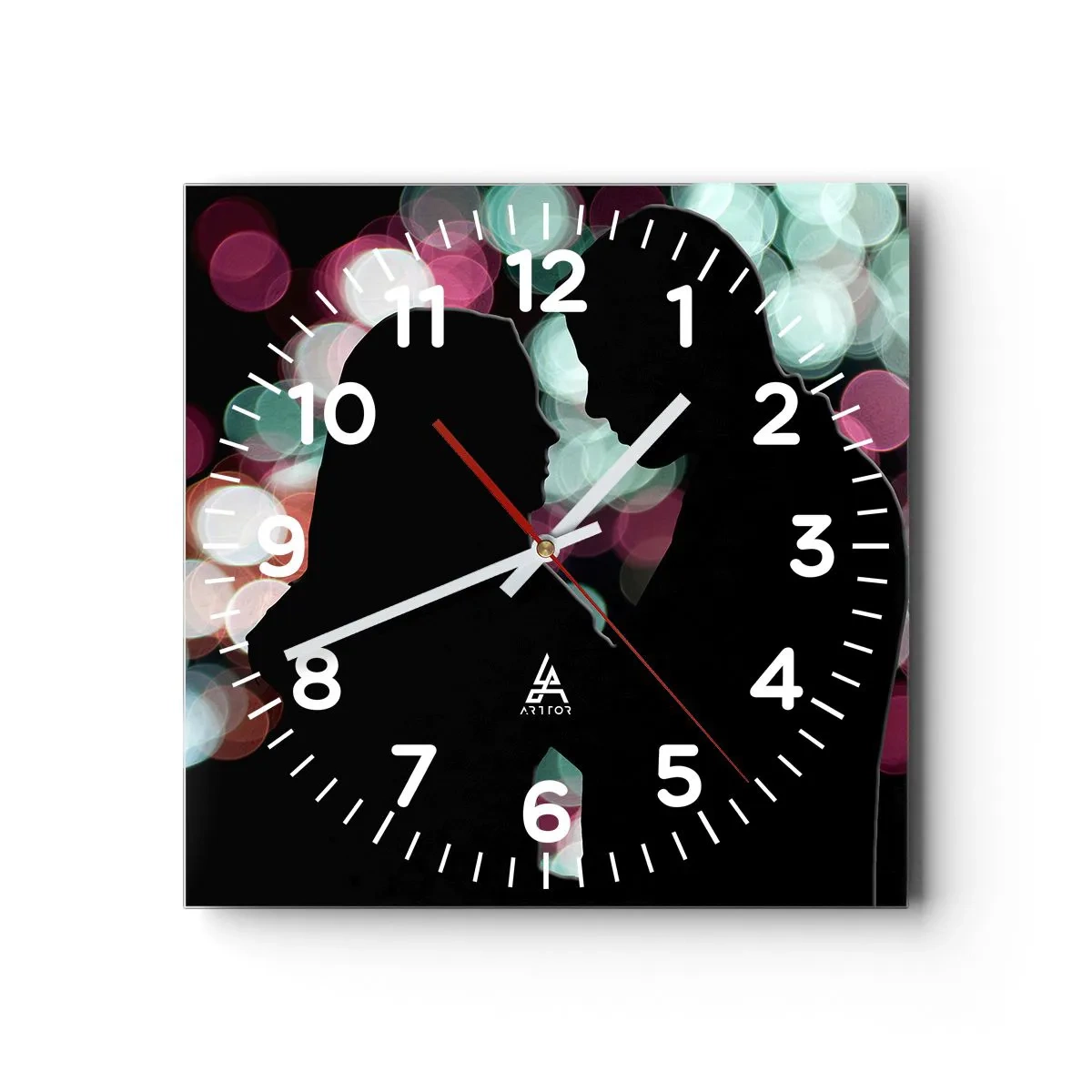 Reloj de pared - Reloj de vidrio - ¡Sí! - 30x30 cm