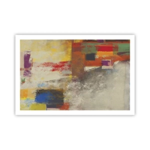 Póster - Geometría de color - 91x61 cm