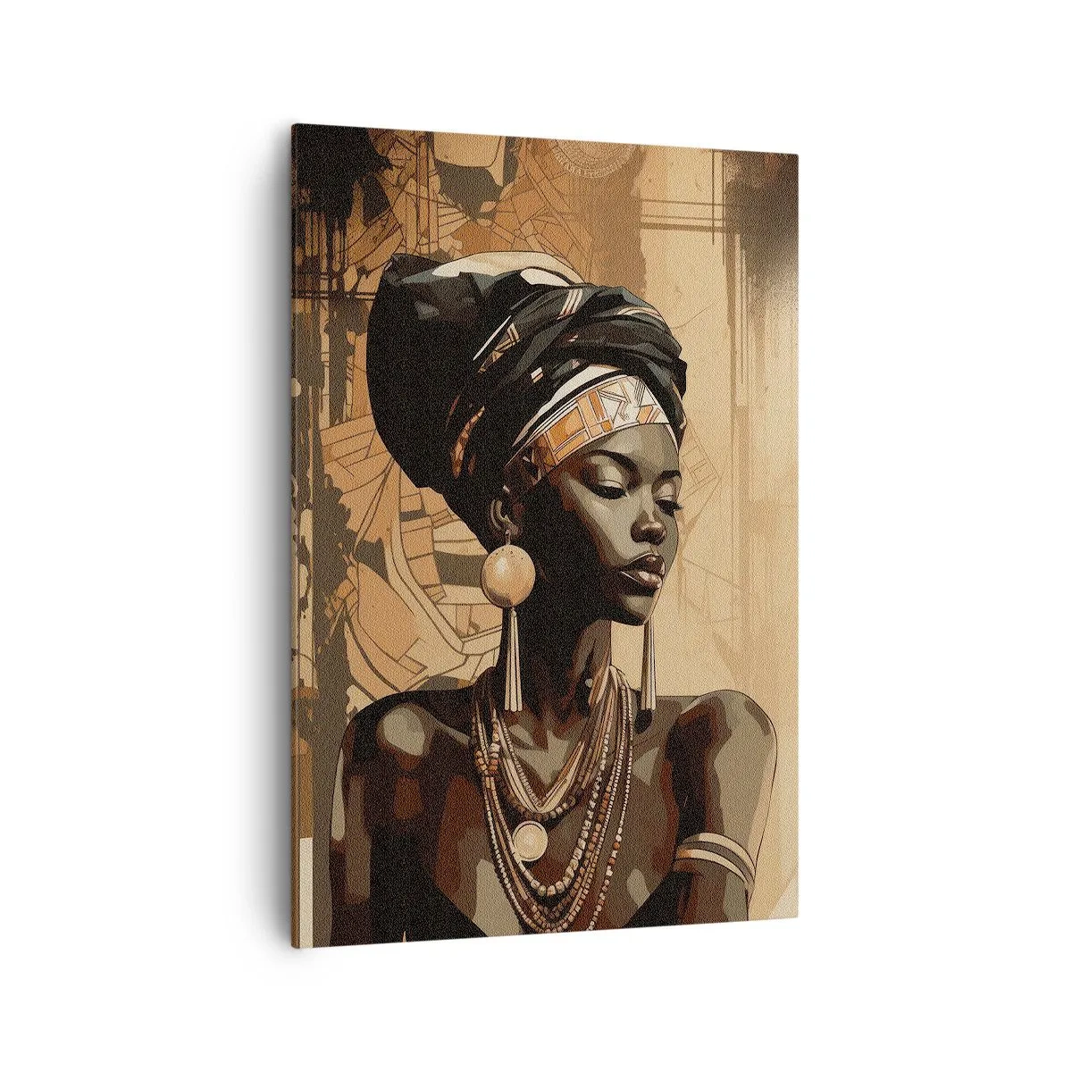 Cuadro sobre lienzo - Impresión de Imagen - Majestuosidad africana - 70x100 cm