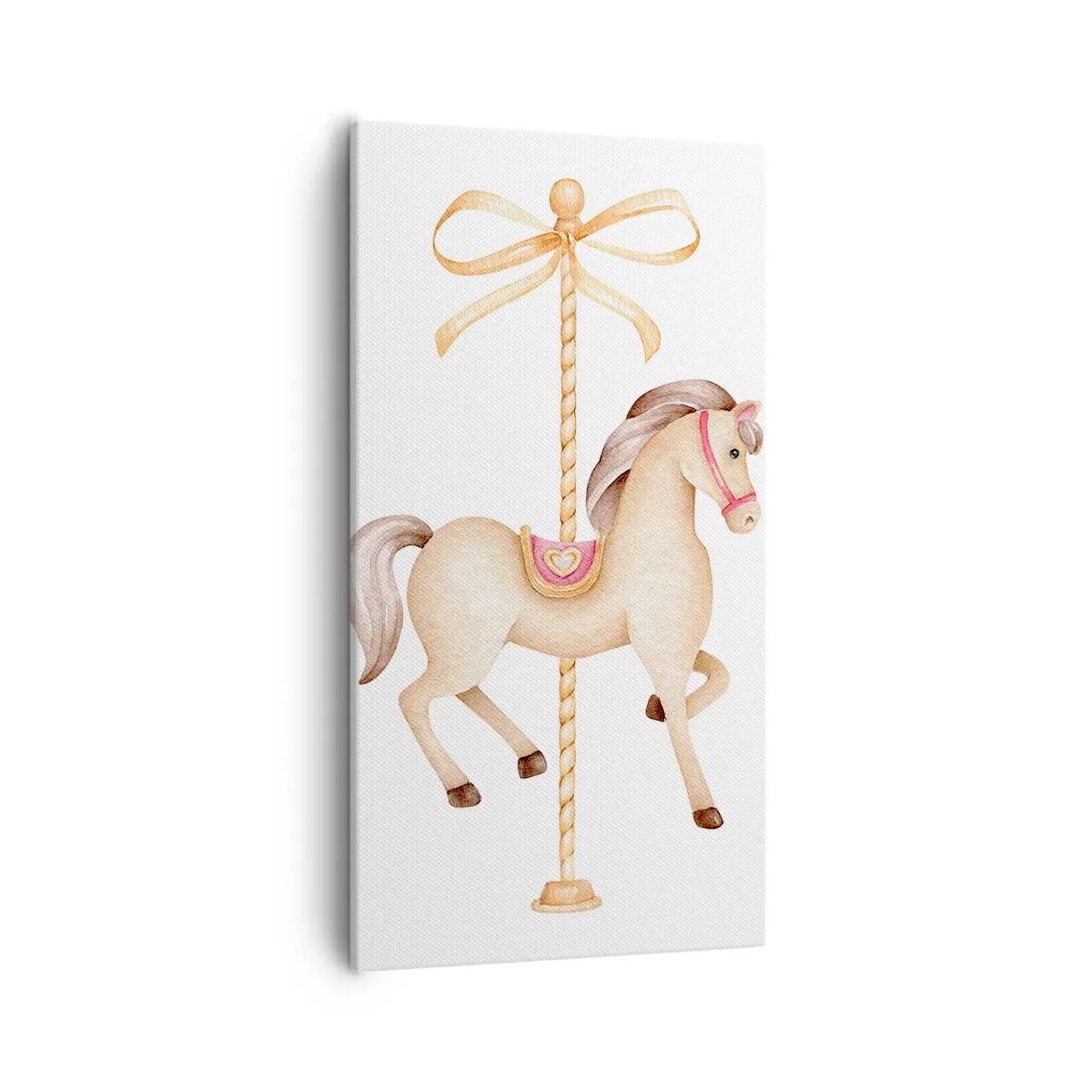 Cuadro sobre lienzo - Impresión de Imagen - Al trote grácil - 55x100 cm