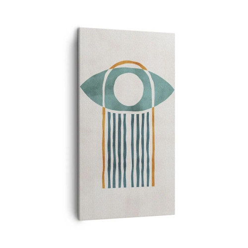 Cuadro sobre lienzo - Impresión de Imagen - Signos y rituales - 45x80 cm