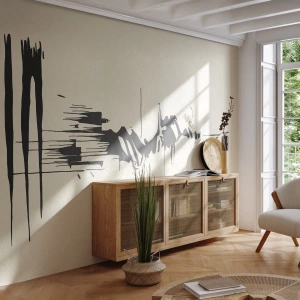 Fotomural Autadhesivo Deluxe Sticker - Abstracción apresurada - Abstracción, Minimalismo, Pedazo - 200x140 cm