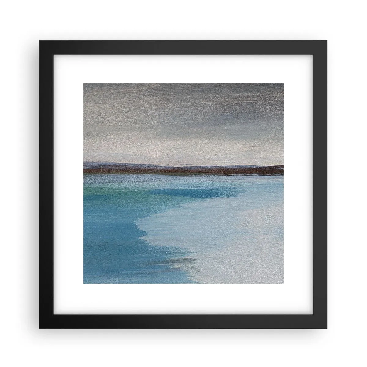 Póster en marco negro - Paisaje horizontal - 30x30 cm