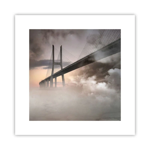 Póster - Junto al río que no existe - 30x30 cm