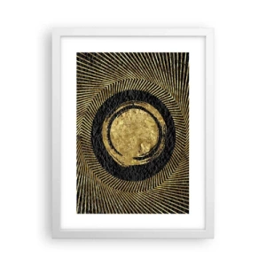 Póster en marco blanco - Composición glamour - 30x40 cm