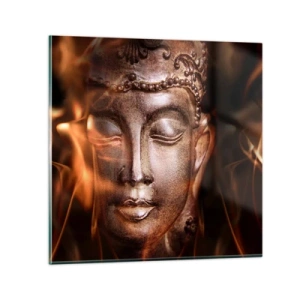 Cuadro sobre vidrio - Impresiones sobre Vidrio - Solo existe el aquí y el ahora - 50x50 cm