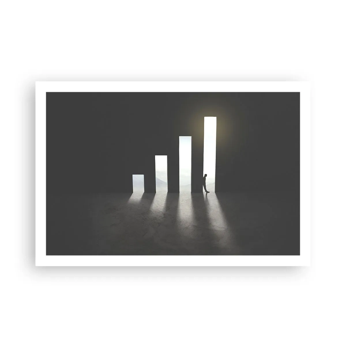 Póster - El camino del éxito - 91x61 cm