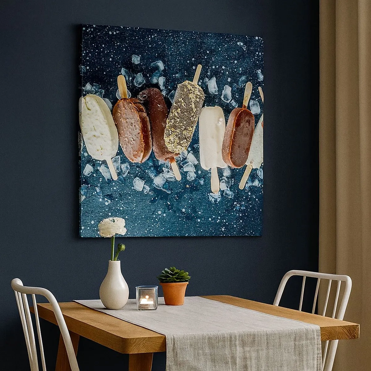 Cuadro sobre lienzo - Impresión de Imagen - El sabor del verano caluroso - 30x30 cm