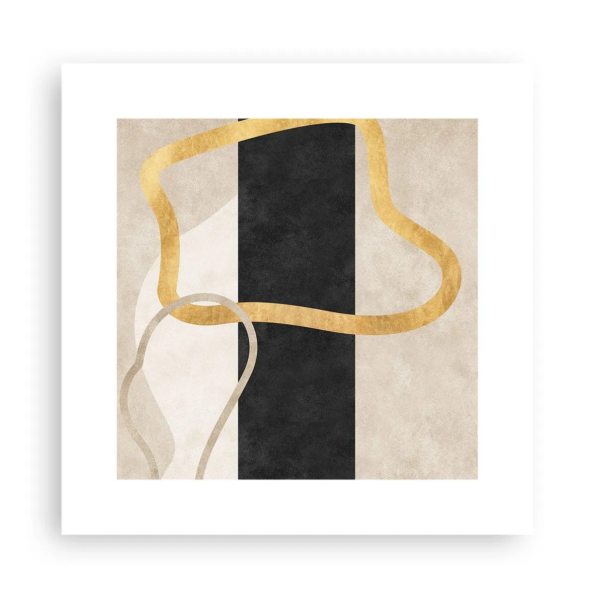 Póster - Formas en bucle - 30x30 cm