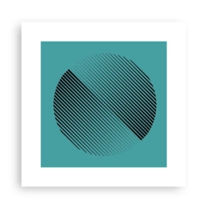 Póster - El círculo: una variación geométrica - 30x30 cm
