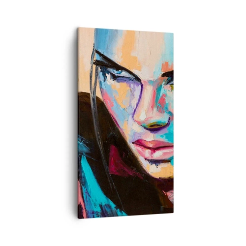 Cuadro sobre lienzo - Impresión de Imagen - Salvaje de corazón - 45x80 cm