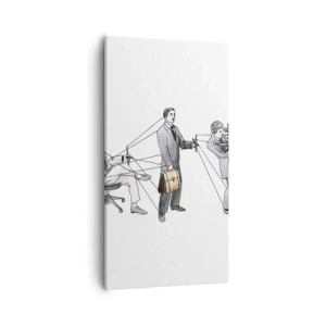 Cuadro sobre lienzo - Impresión de Imagen - Cada cual tiene su señor - 55x100 cm