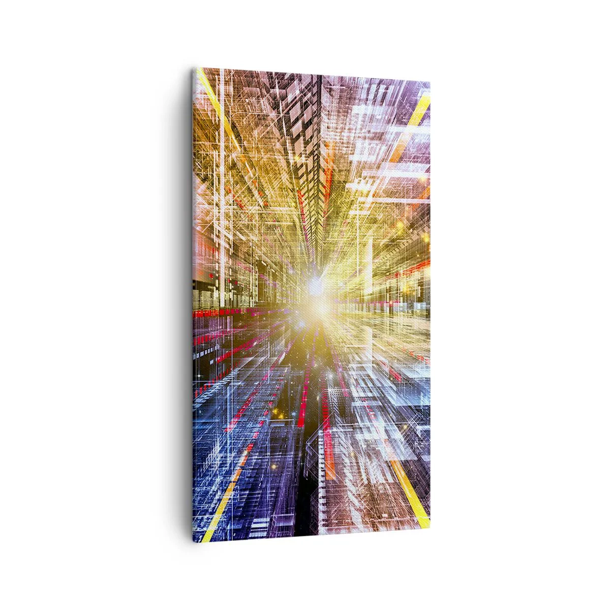 Cuadro sobre lienzo - Impresión de Imagen - Un pasillo luminoso - 45x80 cm