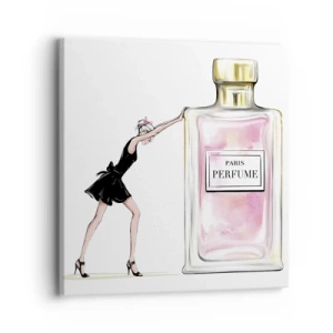 Cuadro sobre lienzo - Impresión de Imagen - La esencia de la feminidad - 30x30 cm