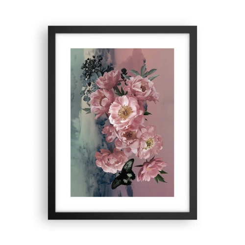 Póster en marco negro - La cúspide del romance - 30x40 cm