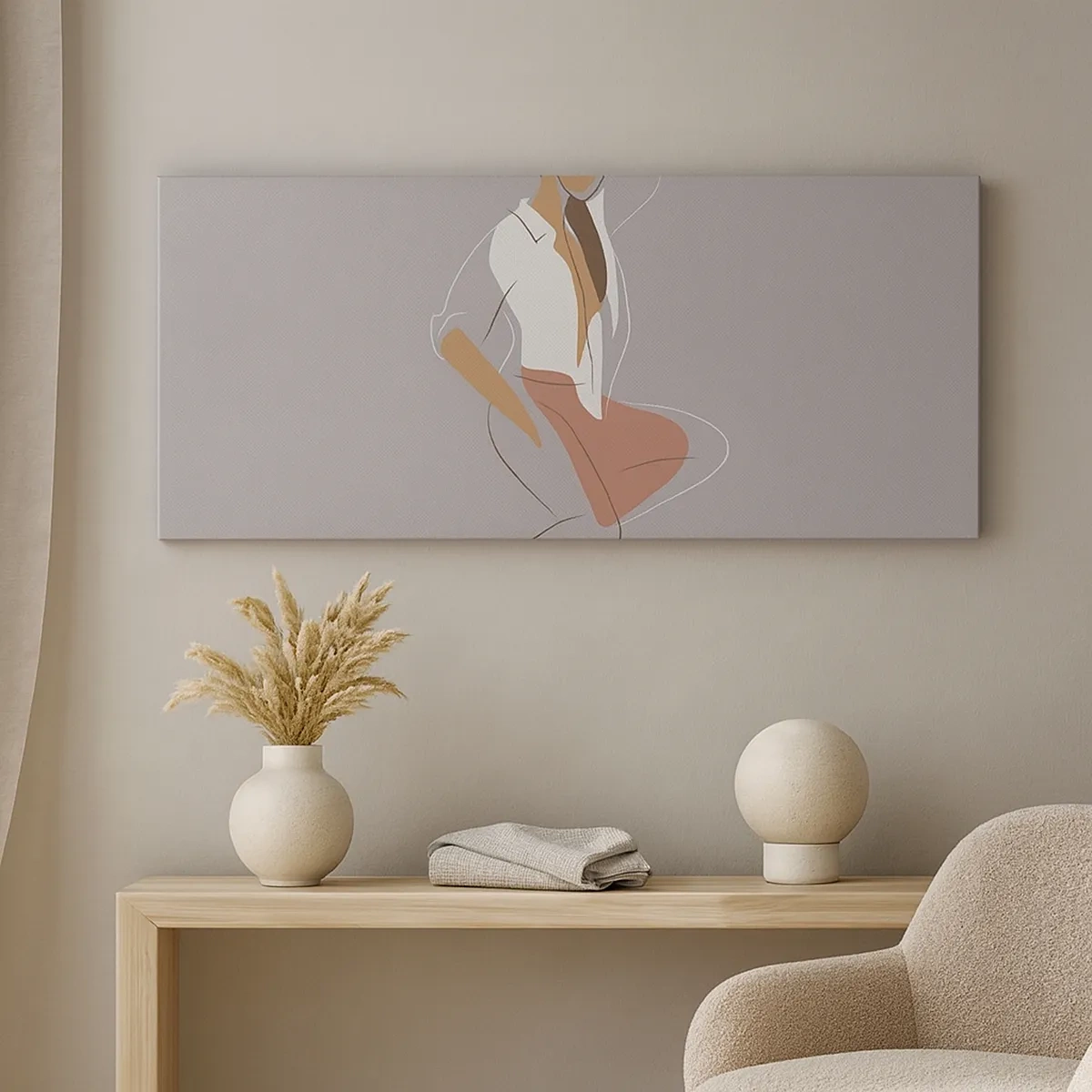 Cuadro sobre lienzo - Impresión de Imagen - Un esbozo de encanto - 30x30 cm