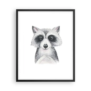 Póster en marco negro - Un momento para la emoción - 40x50 cm