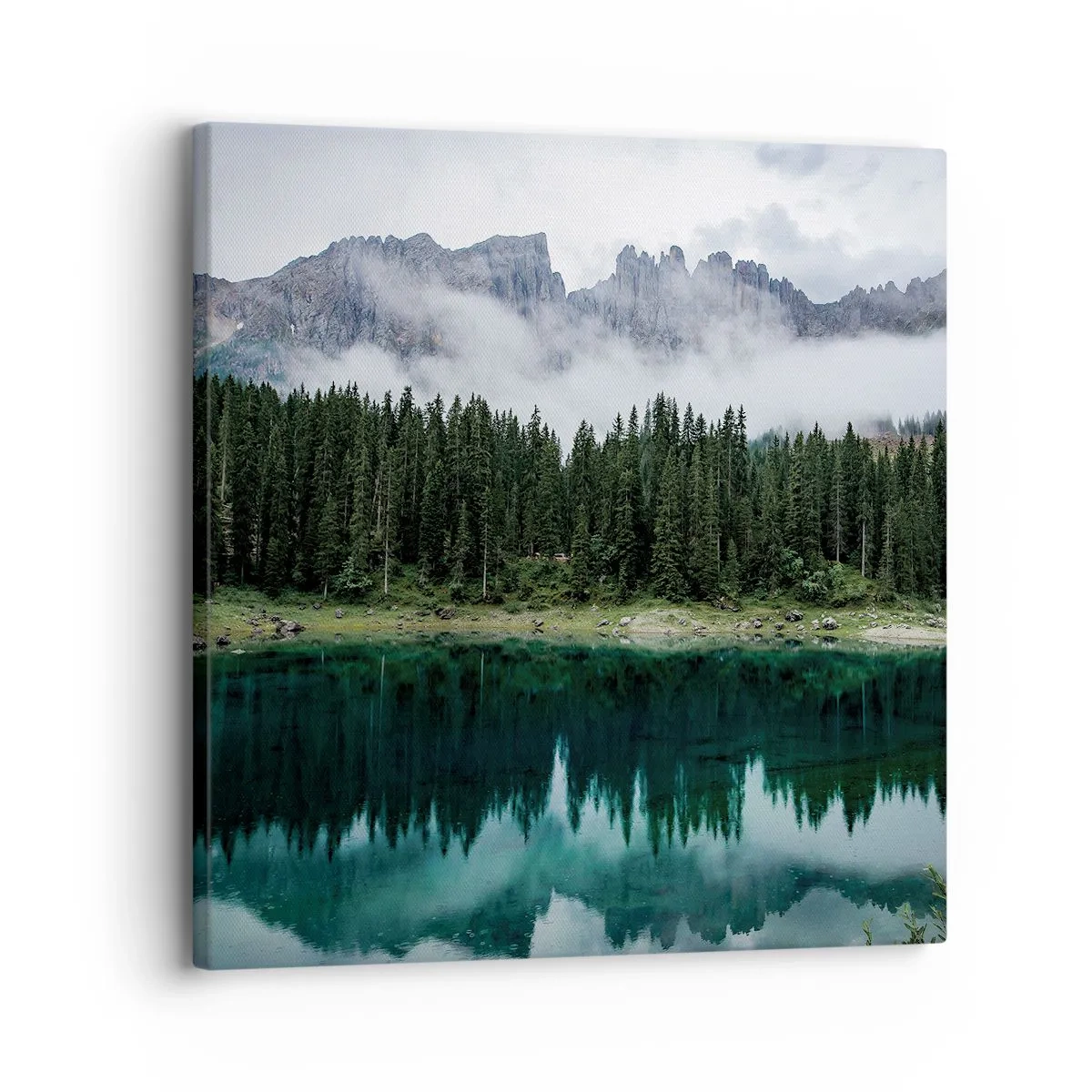 Cuadro sobre lienzo - Impresión de Imagen - Calla, calla, no despertemos al agua dormida.... - 30x30 cm