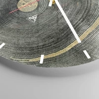 Esfera sin numeración, con rayas