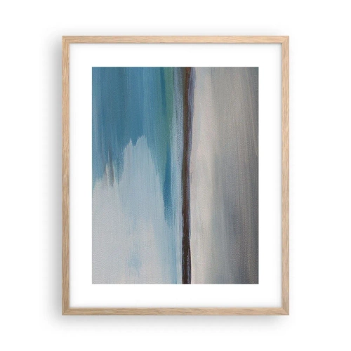 Póster en marco roble claro - Paisaje horizontal - 40x50 cm