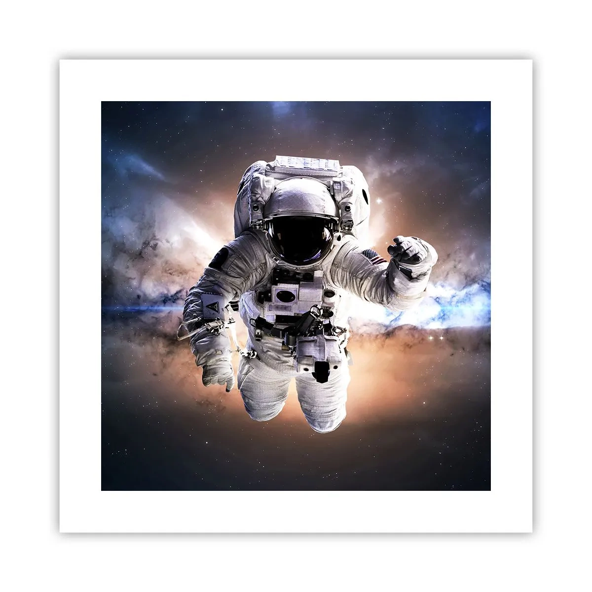 Póster - Saludos desde el espacio exterior - 40x40 cm