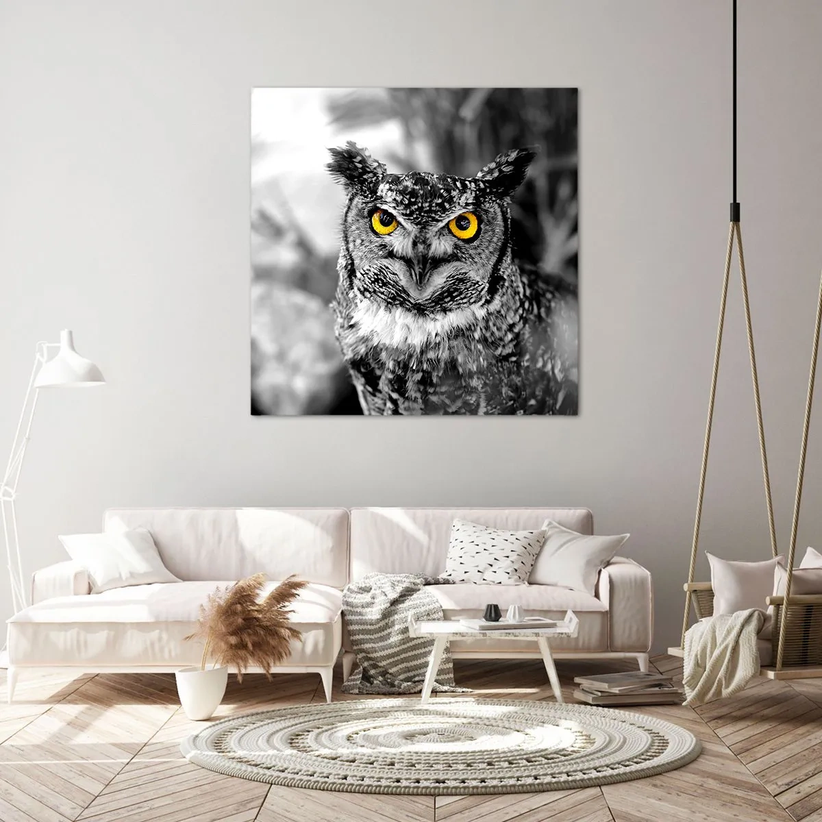 Cuadro sobre lienzo - Impresión de Imagen - Nada se puede ocultar - 40x40 cm