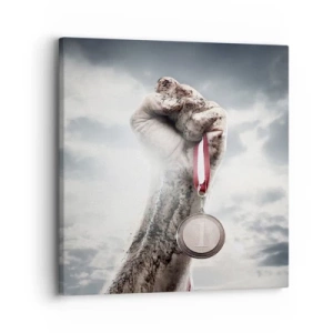 Cuadro sobre lienzo - Impresión de Imagen - Per aspera ad astra - 30x30 cm