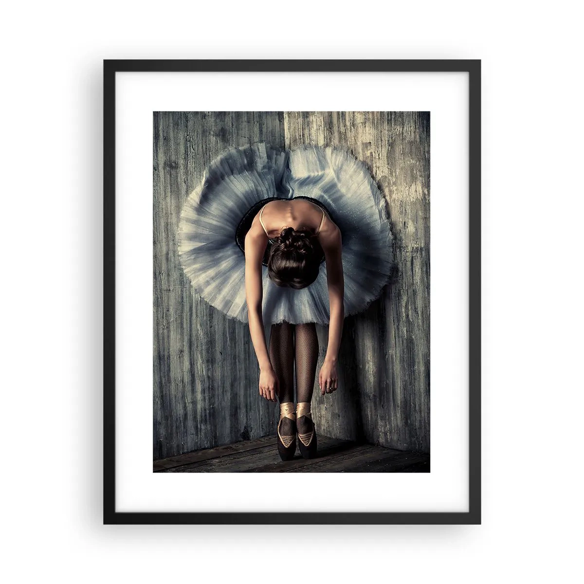 Póster en marco negro - Cuando la música se detiene - 40x50 cm