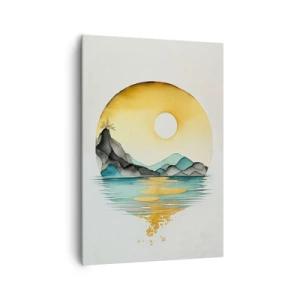 Cuadro sobre lienzo - Impresión de Imagen - En un círculo de belleza - 70x100 cm