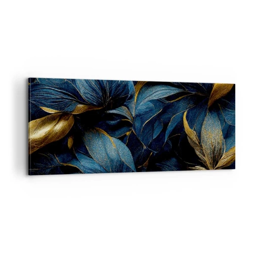 Cuadro sobre lienzo - Impresión de Imagen - Forradas de oro - 100x40 cm