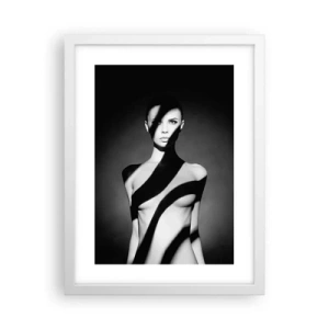 Póster en marco blanco - En la luz y en la sombra - 30x40 cm