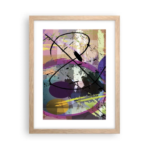 Póster en marco roble claro - Siempre hay más de un camino - 30x40 cm