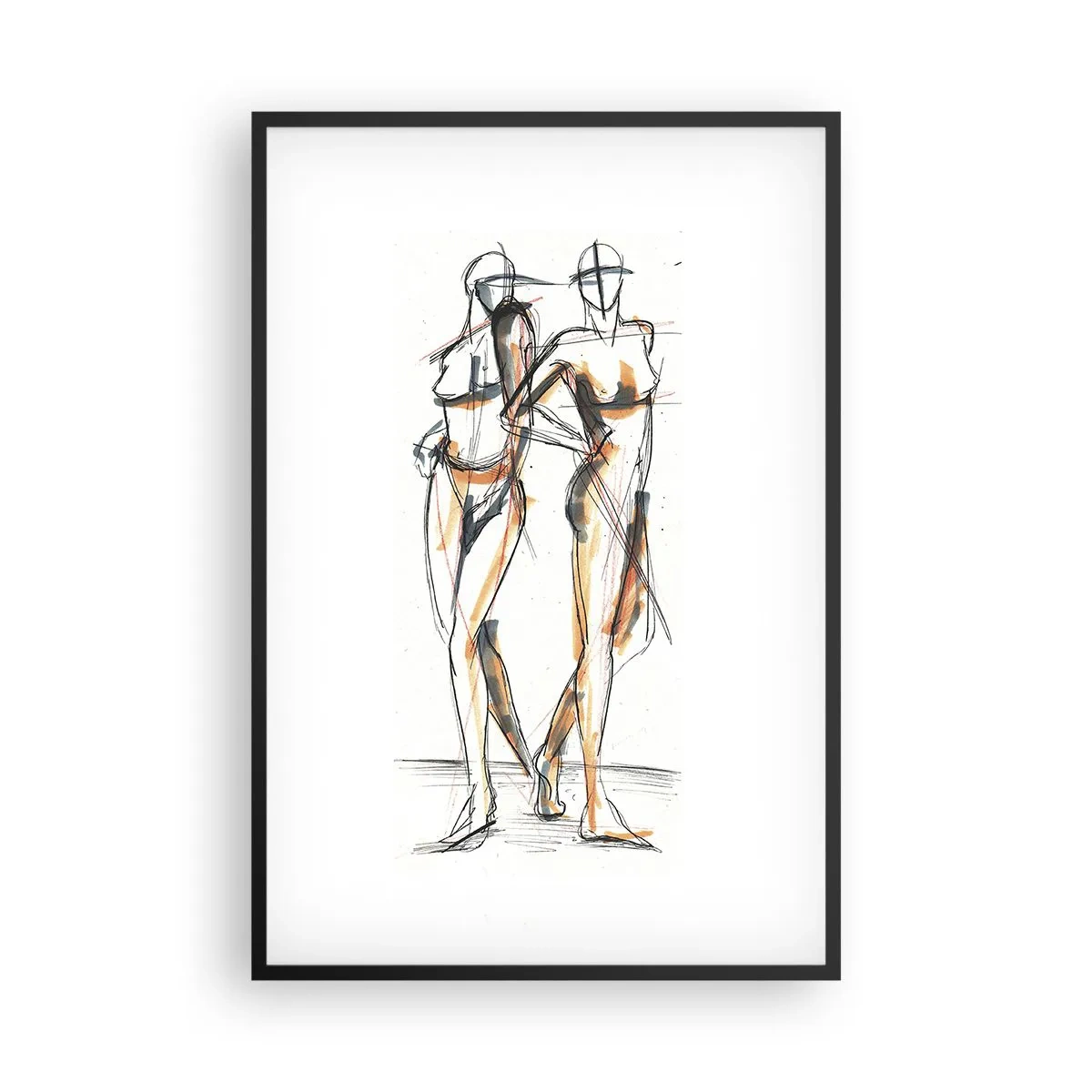 Póster en marco negro - Un estudio sobre el encanto - 61x91 cm