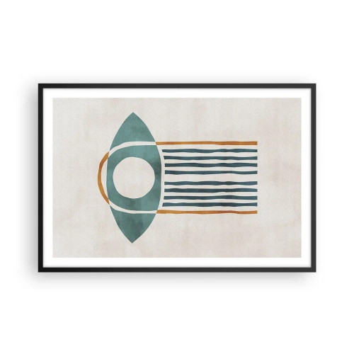 Póster en marco negro - Signos y rituales - 91x61 cm