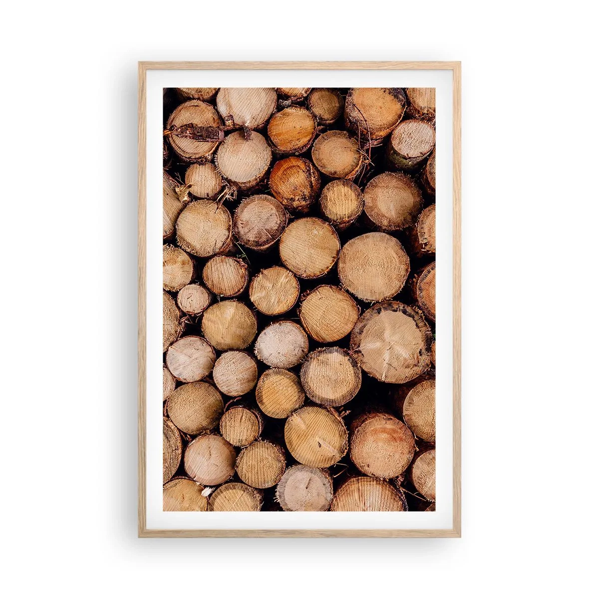 Póster en marco roble claro - Un nuevo comienzo - 61x91 cm
