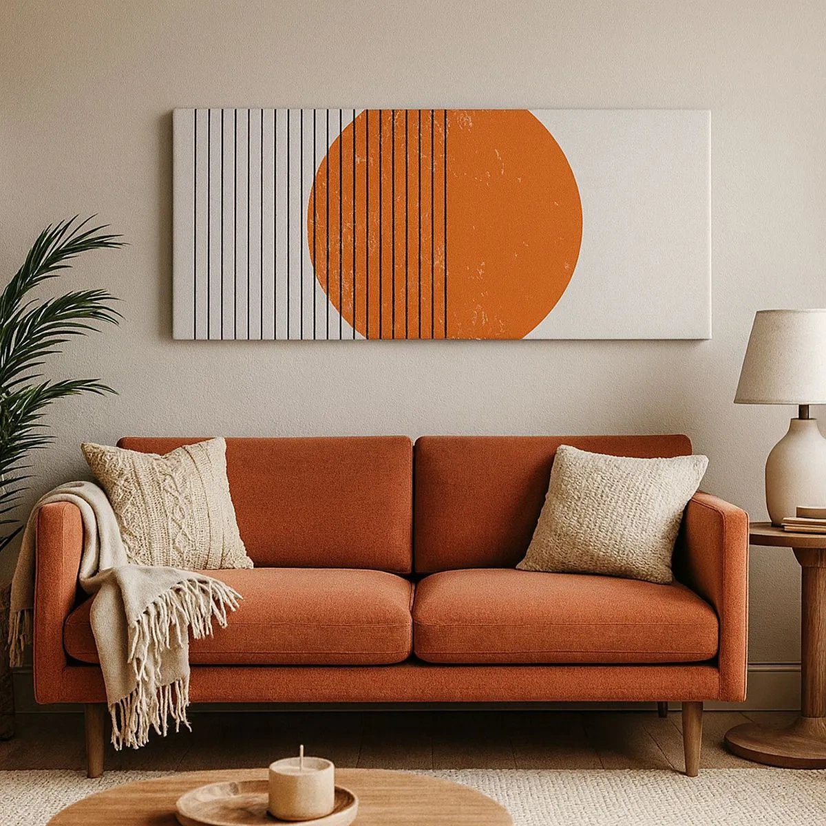 Cuadro sobre lienzo - Impresión de Imagen - Siempre el sol - 100x40 cm