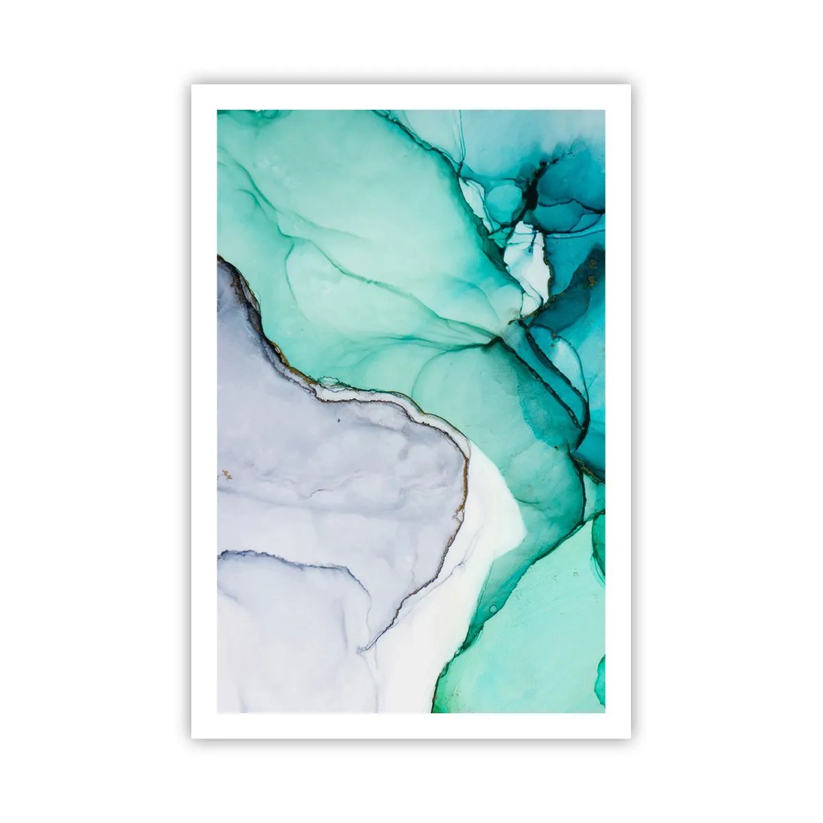 Póster - Estudio en turquesa - 61x91 cm