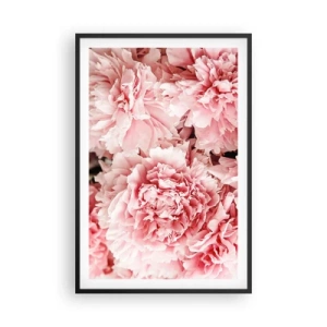 Póster en marco negro - Sueño rosa - 61x91 cm