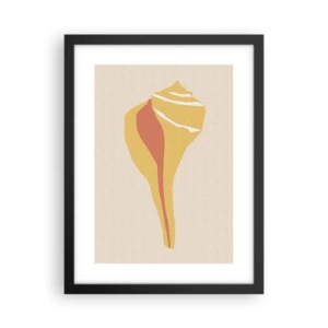 Póster en marco negro - Abstracción orgánica - crecimiento - 30x40 cm